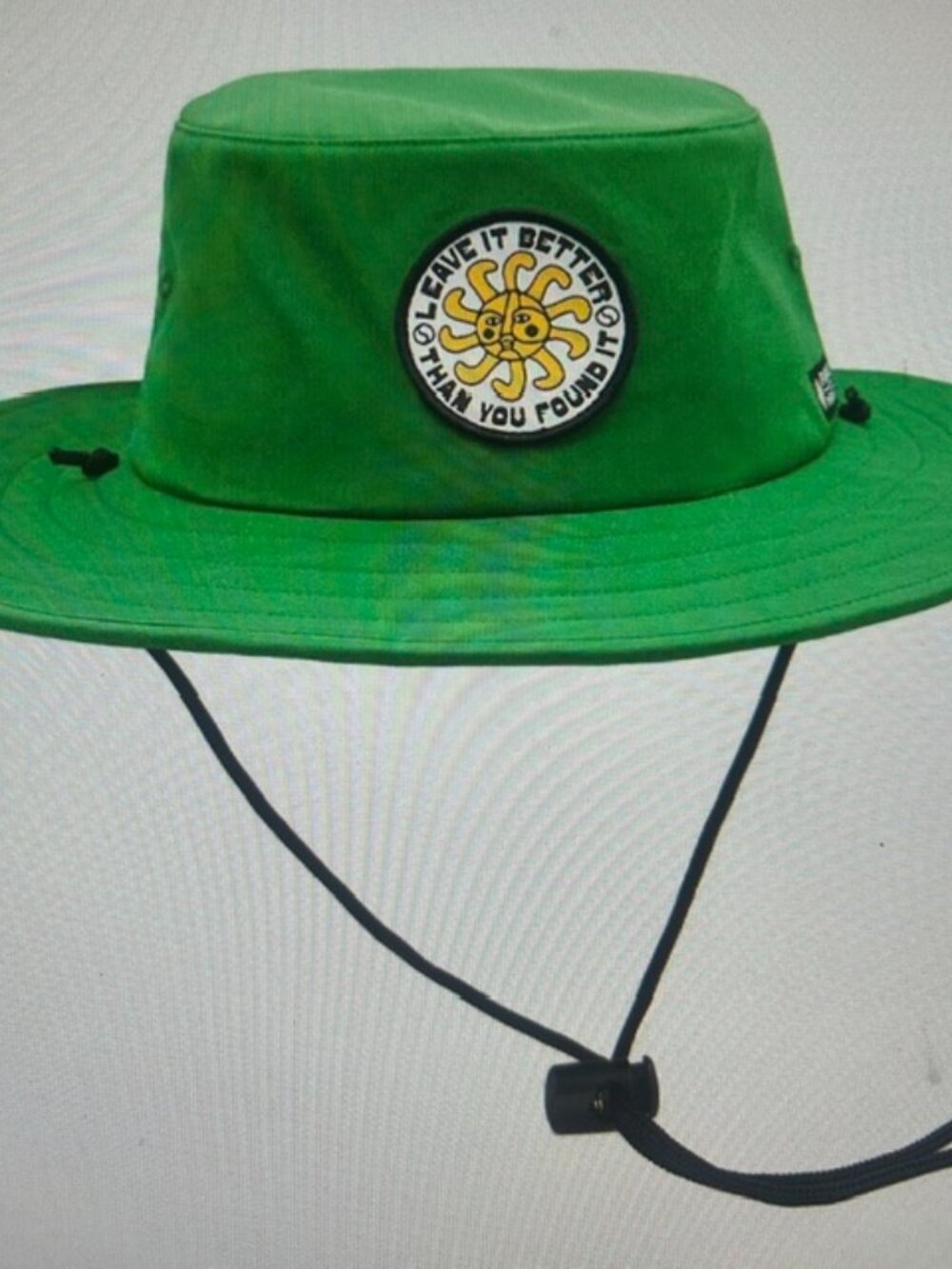 Parks Project Forest Green Adjustable Strap Leave it Better Fun Sun River HatNWT
